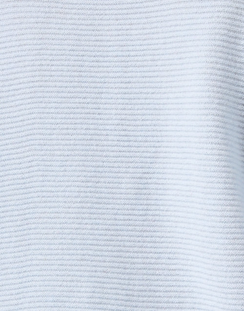 Ice Blue Cashmere Funnel Neck Sweater
