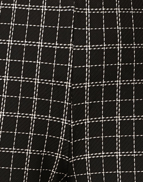 Jules Black Check Knit Pull On Pant