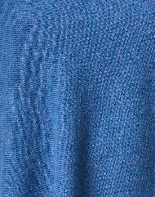 Heathered Blue Cashmere Ruana