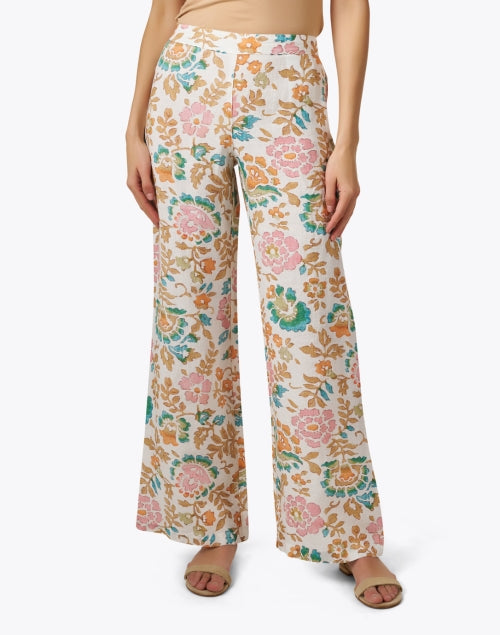 Pastel wide leg trousers best sale