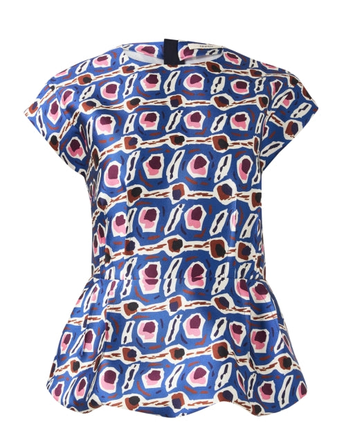 Ribbon Motif Peplum Knit Top - MISTREASS