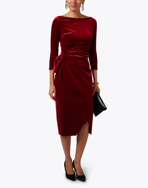 Maly Red Velvet Dress – Halsbrook