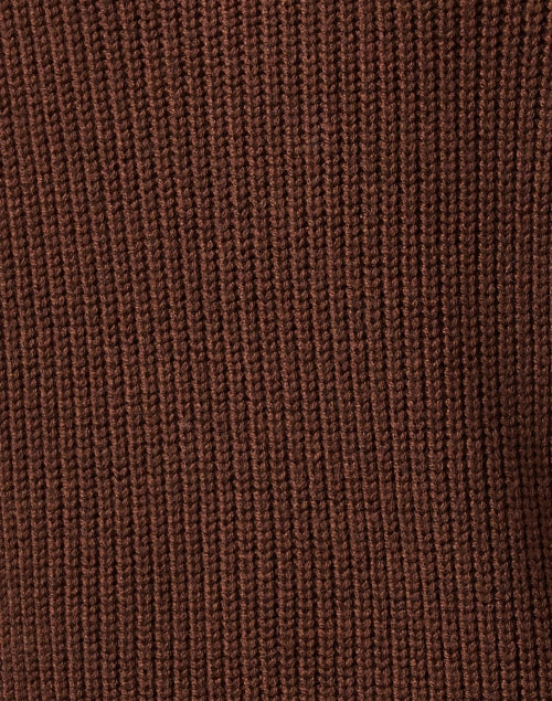 Brown Wool Cardigan