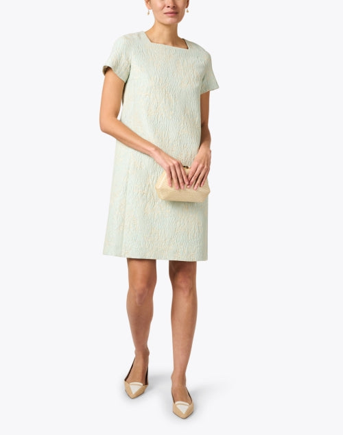 Light green shift dress best sale