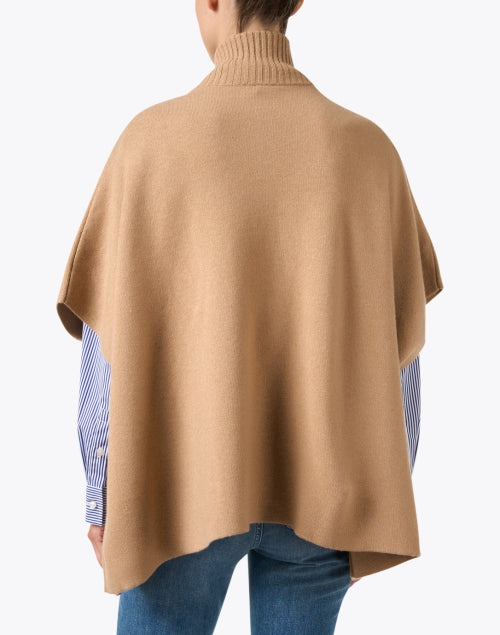 Loom Cashmere Merino Poncho - buy Camel