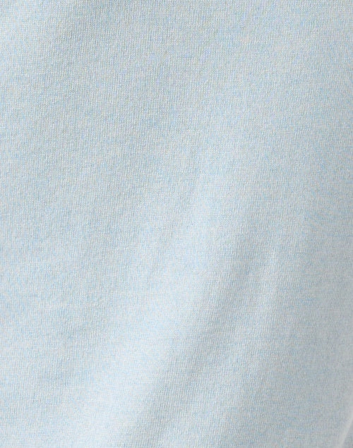 Surf Blue Silk Cashmere Top