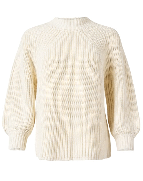 Cotton ribbed sweater best sale