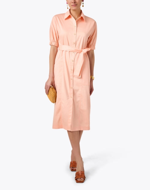 Peach tunic dress best sale