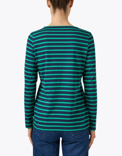 minquidame-navy-and-green-striped-cotton-top_back.jpeg