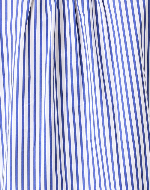 Wren Blue and White Stripe Cotton Shirt