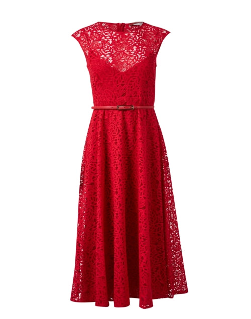 Cache Red lace dress cheapest NWT