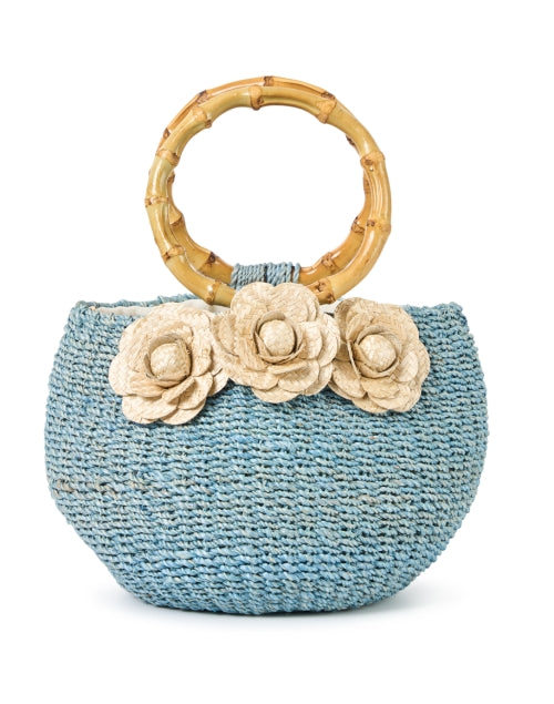 Serpui Straw Round Clutch hotsell Purse with Chain