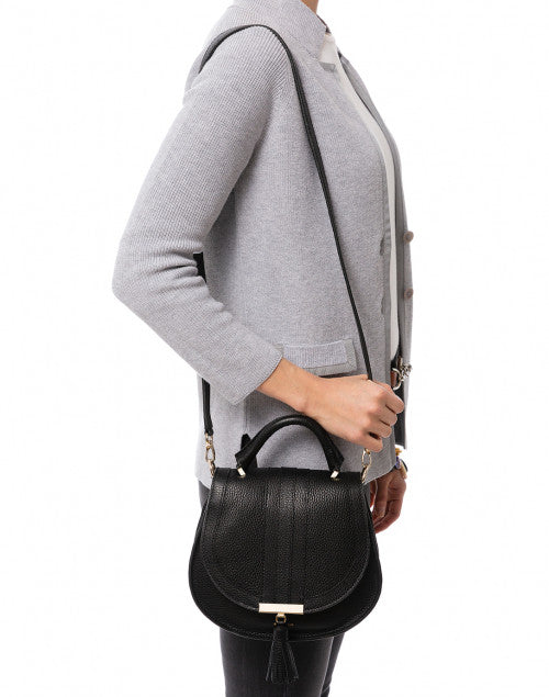 Mini venice grained leather crossbody bag sale