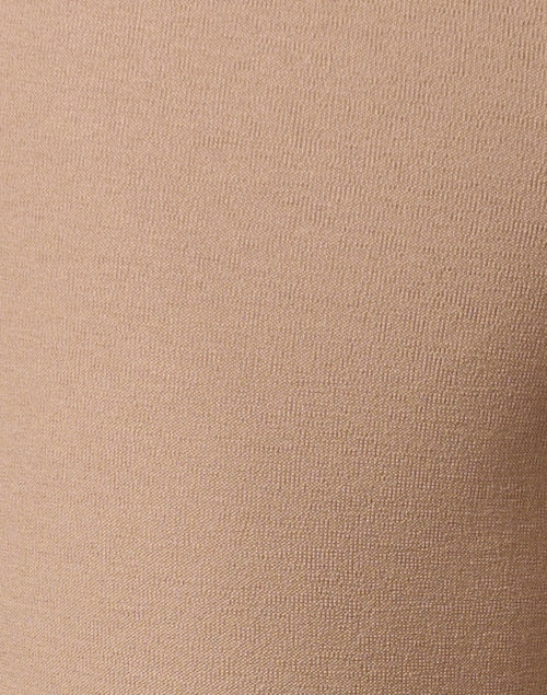 Barley Beige Stretch Crepe Slim Ankle Pant