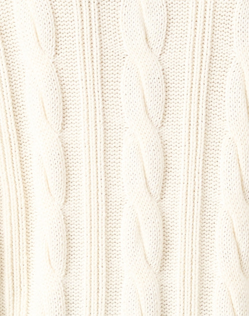 Maxwork Ivory Cotton Cashmere Sweater