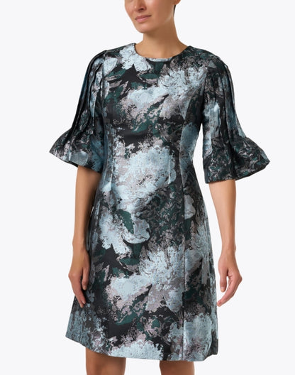 blue-and-green-metallic-floral-shift-dress_front.jpeg
