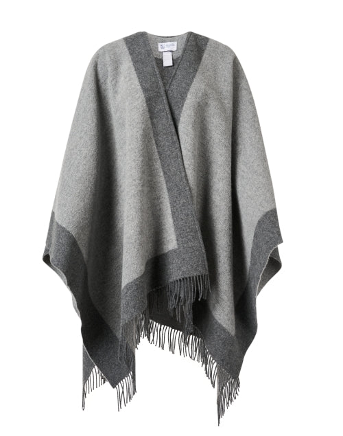 Mallard Grey Wool Cape Halsbrook