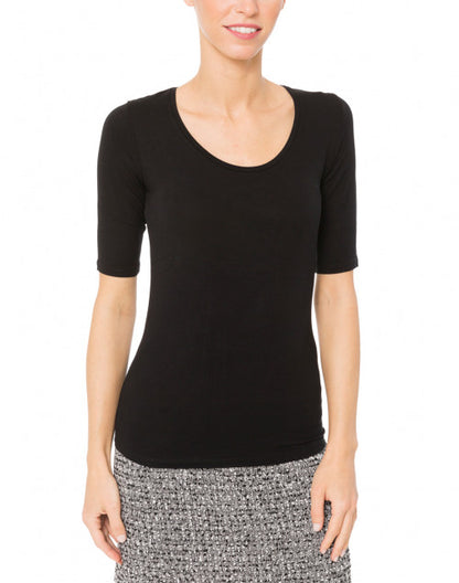 black-scoop-neck-elbow-sleeve-stretch-viscose-top_front.jpeg